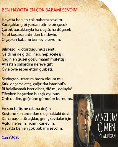 Arkadaş şiiri can yücel