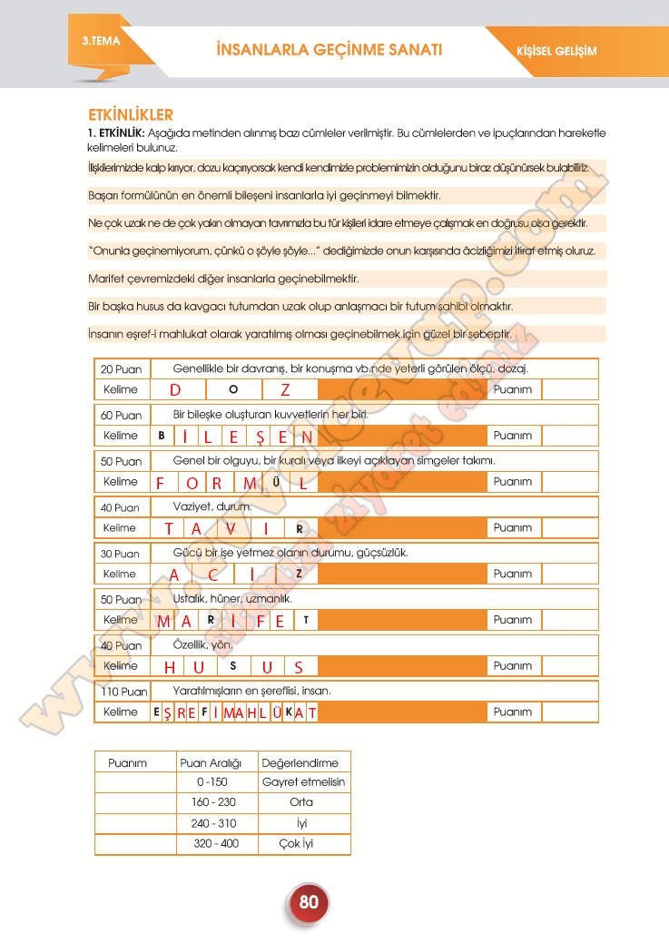7 Sinif Turkce Ders Kitabi Sayfa 78 79 80 81 82 83 84 Cevaplari Meb Yayinlari