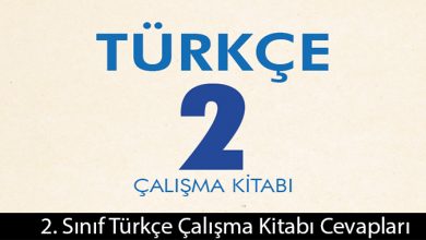 2. Sınıf Meb Yayınları Türkçe Çalışma Kitabı Cevapları