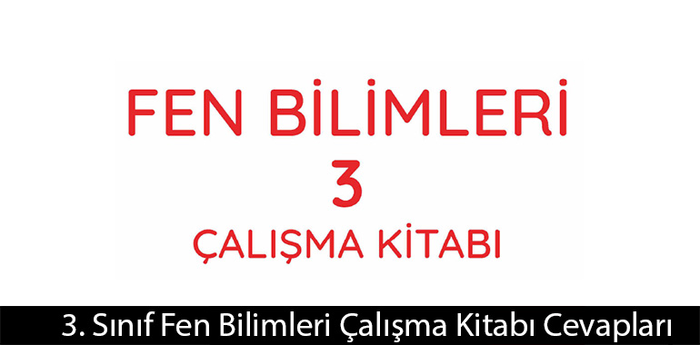 3. Sınıf Meb Yayınları Fen Bilimleri Çalışma Kitabı Cevapları