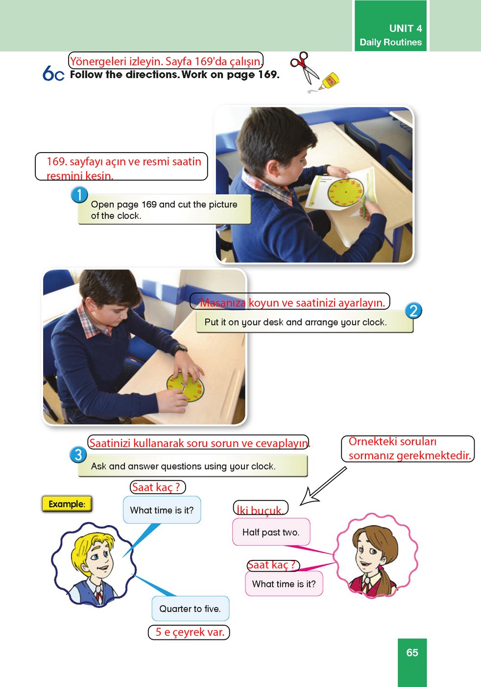 Put it on your desk and arrange your clock.