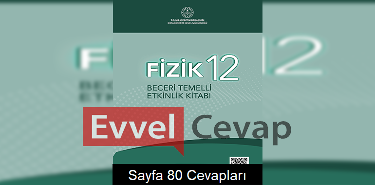 12. Sınıf Fizik Beceri Temelli Etkinlik Kitabı Cevapları Sayfa 80 