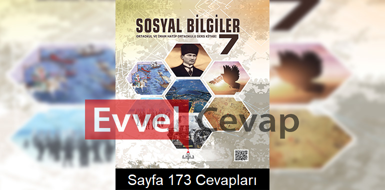 7. Sınıf Sosyal Bilgiler Ders Kitabı Cevapları Meb Yayınları Sayfa 173 