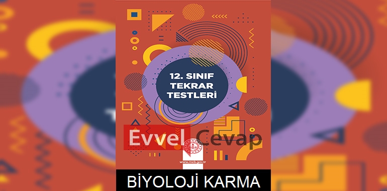 12. Sınıf Tekrar Testleri Biyoloji Karma Test Cevapları