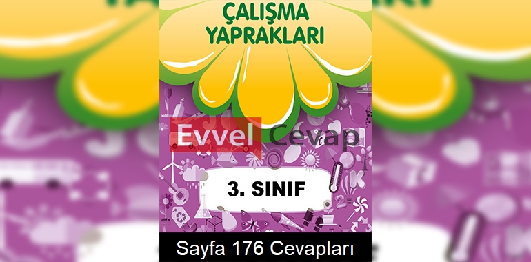 3. Sınıf Çalışma Yaprakları Cevapları Sayfa 176