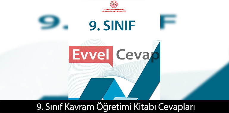 9. Sınıf Kavram Öğretimi Kitabı Cevapları