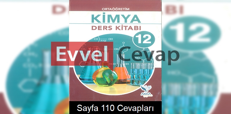 12. Sınıf Kimya Ders Kitabı Cevapları Anka Yayınları Sayfa 110 