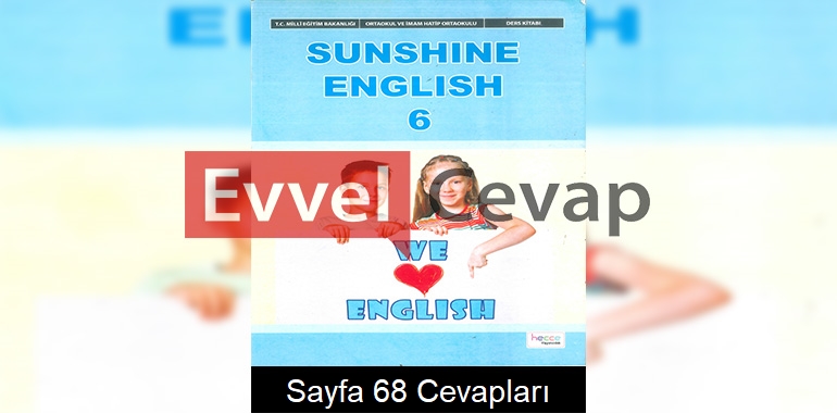 6. Sınıf İngilizce Ders Kitabı Cevapları Hecce Yayıncılık Sayfa 68 