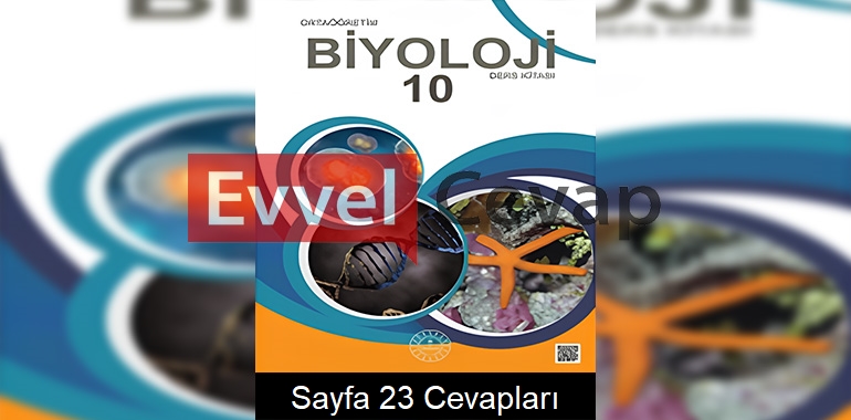 10. Sınıf Biyoloji Kitabı Cevapları Meb Yayınları Sayfa 23 