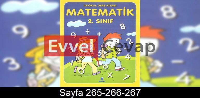 2. Sınıf MHG Yayınları Matematik Ders Kitabı Cevapları Sayfa 265-266-267
