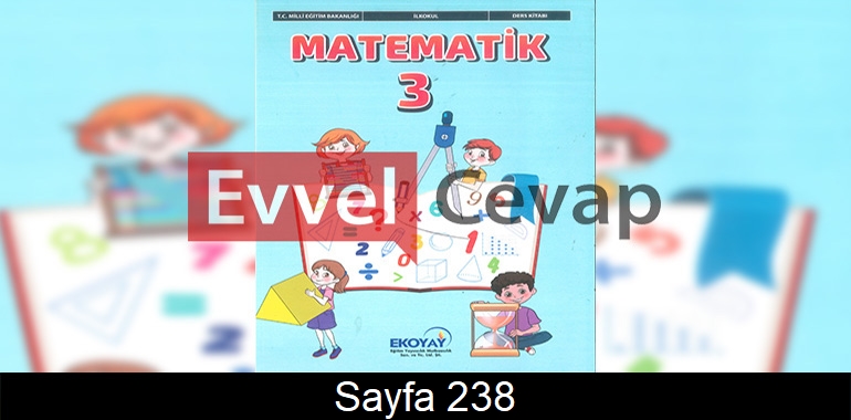 3. Sınıf Ekoyay Yayınları Matematik Ders Kitabı Cevapları Sayfa 238