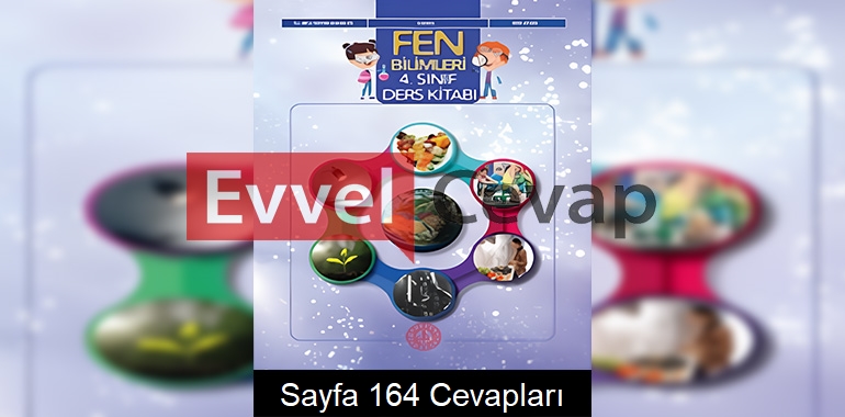 4. Sınıf Fen Bilimleri Ders Kitabı Cevapları Meb Yayınları Sayfa 164 