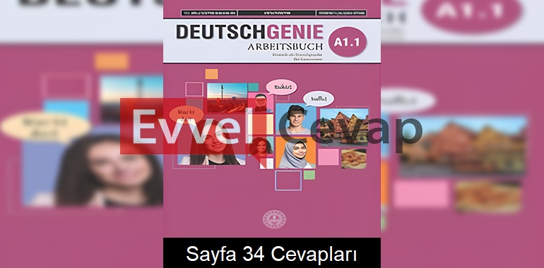 9. Sınıf Almanca Çalışma Kitabı Cevapları Meb Yayınları Sayfa 34 