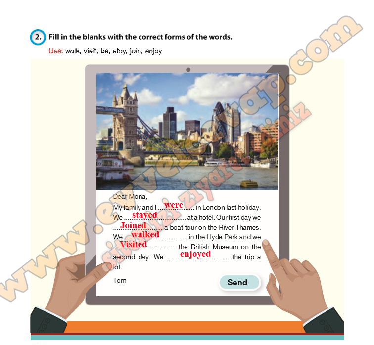 Fill in the blanks with the correct forms of the words.