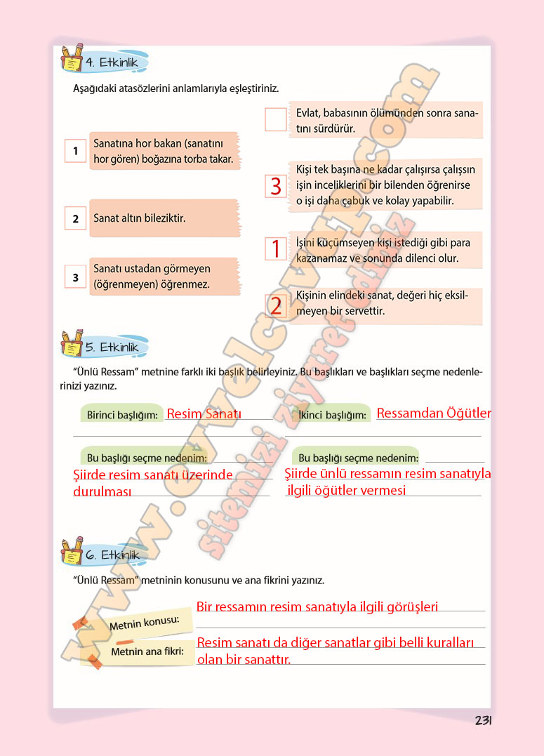 5-sinif-turkce-ders-kitabi-cevaplari-koza-yayinlari-sayfa-231
