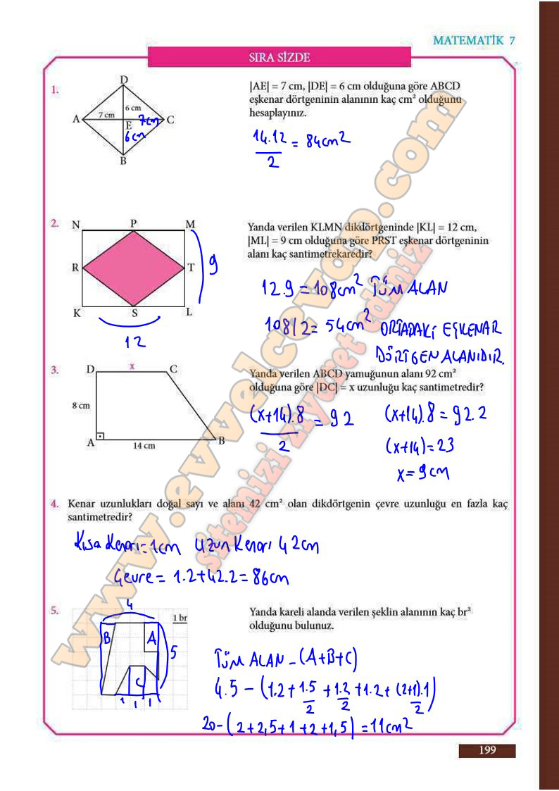 7-sinif-matematik-ders-kitabi-cevaplari-meb-sayfa-199