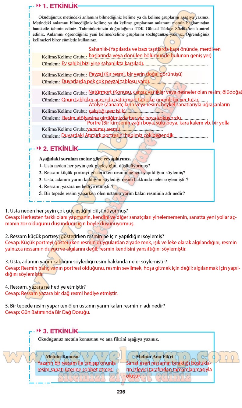 8-sinif-turkce-ders-kitabi-cevaplari-ferman-yayinlari-sayfa-236