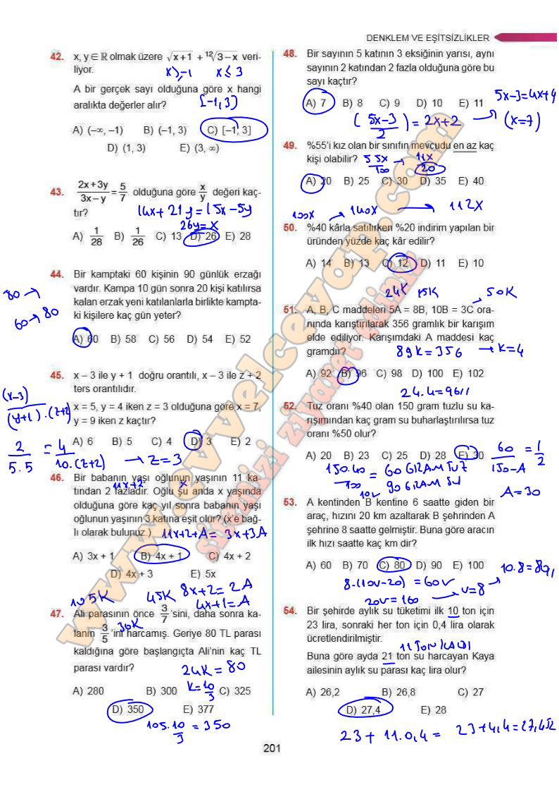 9-sinif-matematik-ders-kitabi-cevaplari-ata-yayinlari-sayfa-201