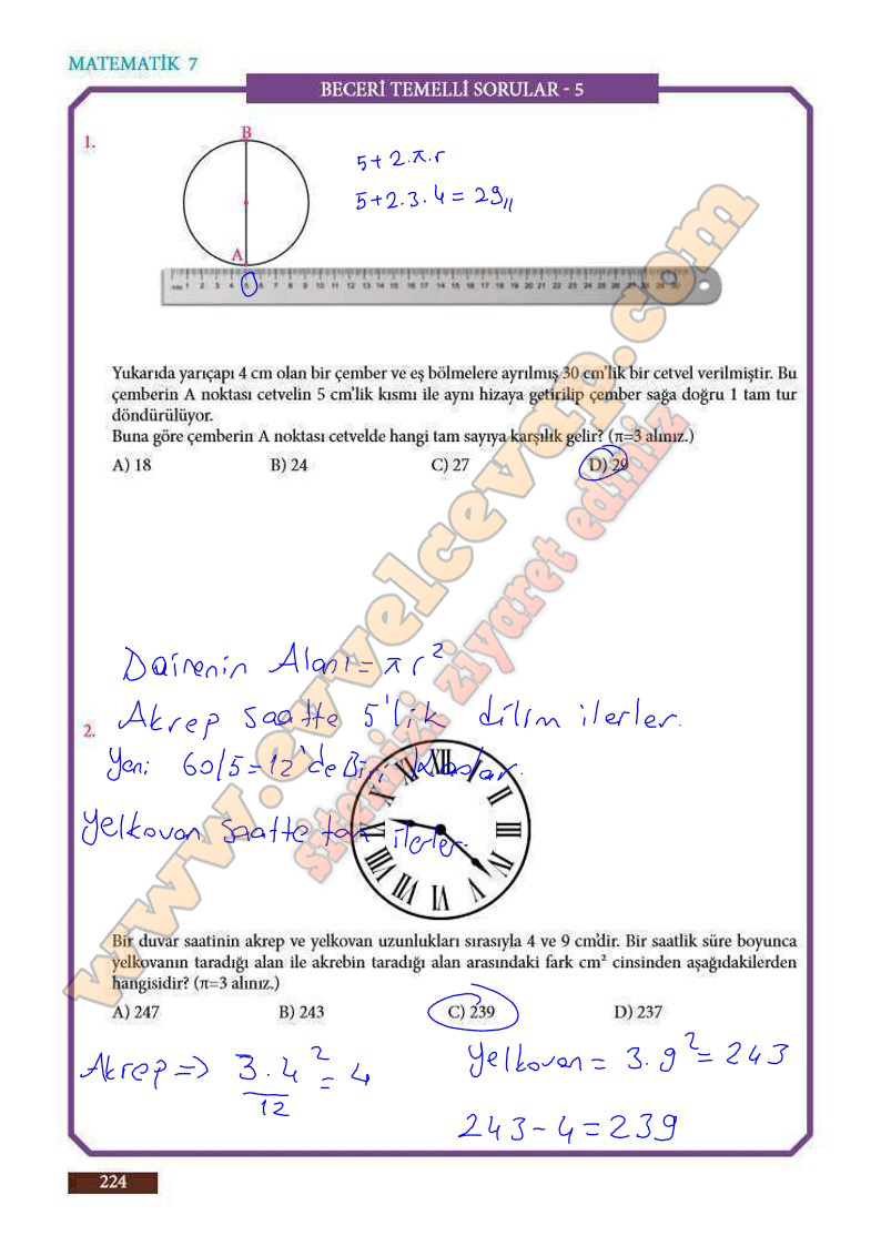 7-sinif-matematik-ders-kitabi-cevaplari-meb-sayfa-224