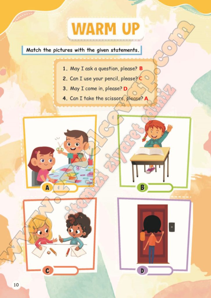 Match the pictures with the given statements.