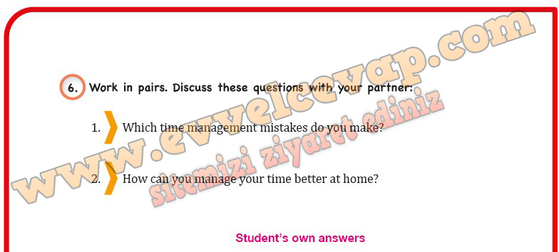 Work in pairs. Discuss these questions with your partner: