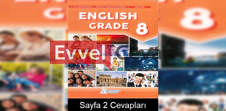 8. Sınıf İngilizce Ders Kitabı Cevapları Bilim ve Kültür Yayınları Sayfa 2 