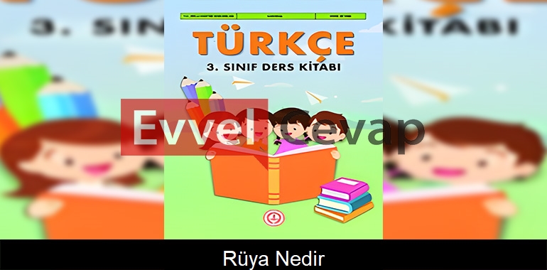 Rüya Nedir? Metni Etkinlik Cevapları (3. Sınıf Türkçe) 