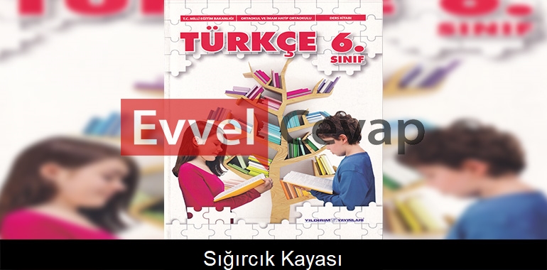 Sığırcık Kayası Metni Etkinlik Cevapları (6. Sınıf Türkçe)