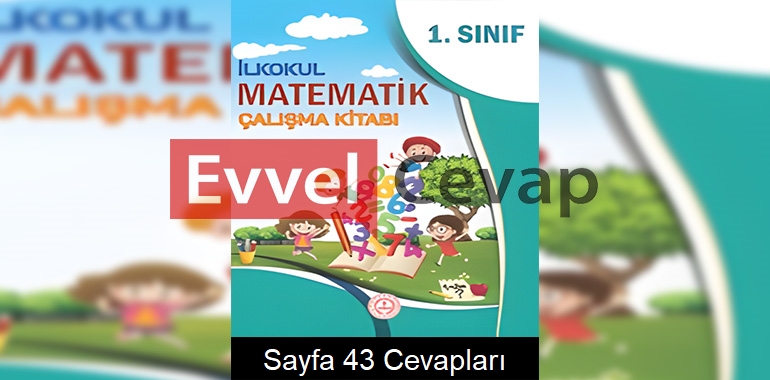 1. Sınıf Matematik Çalışma Kitabı Cevapları Meb Sayfa 43 