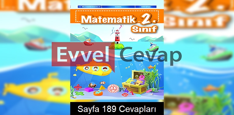2. Sınıf Matematik Ders Kitabı Cevapları Meb Sayfa 189 