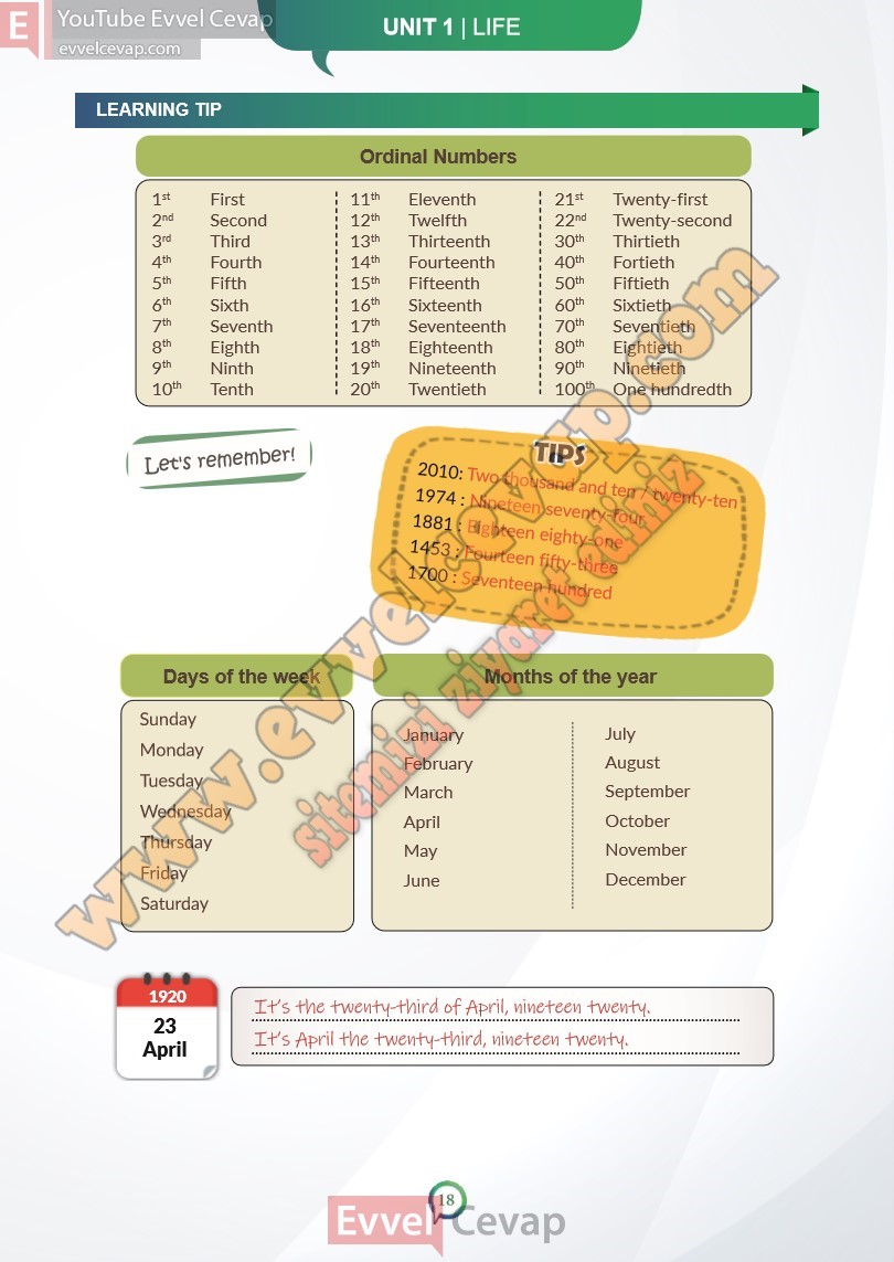 6-sinif-ingilizce-ders-kitabi-cevaplari-meb-sayfa-18