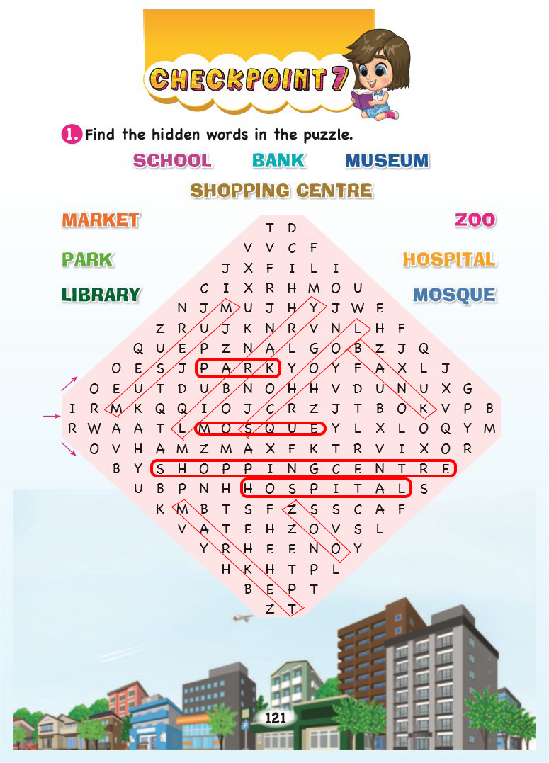 Find the hidden words in the puzzle. - Evvel Cevap