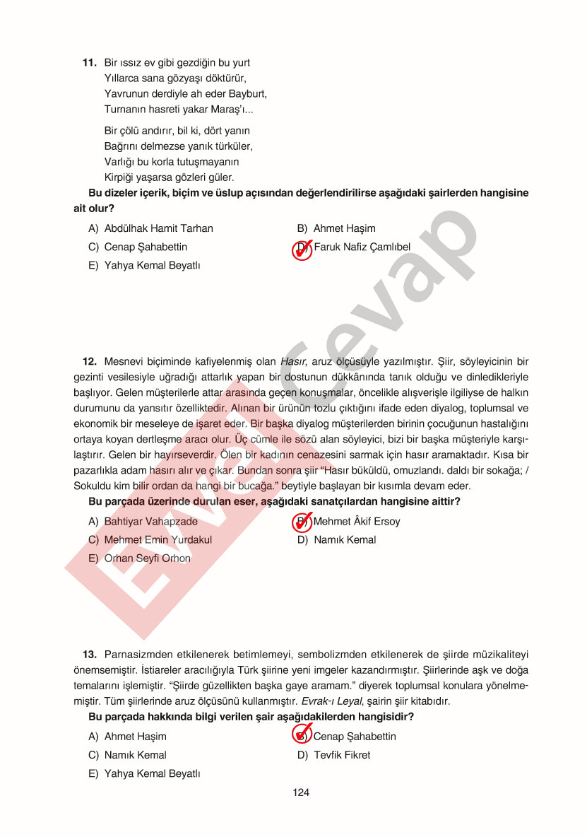 11-sinif-edebiyat-ders-kitabi-cevaplari-gizem-yayinlari-sayfa-124