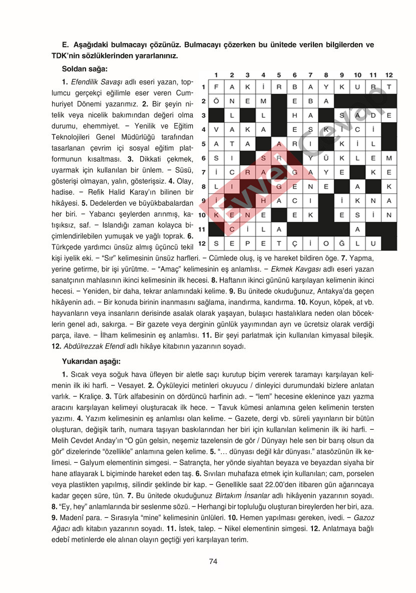 11-sinif-edebiyat-ders-kitabi-cevaplari-gizem-yayinlari-sayfa-74