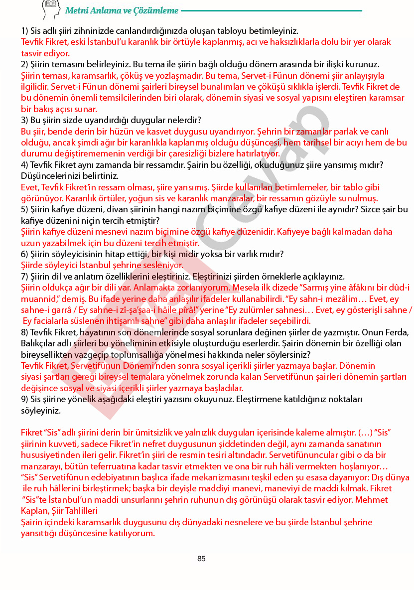 11-sinif-edebiyat-ders-kitabi-cevaplari-gizem-yayinlari-sayfa-85