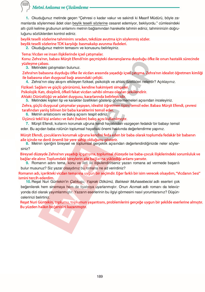 11-sinif-edebiyat-ders-kitabi-cevaplari-gizem-yayinlari-sayfa-189