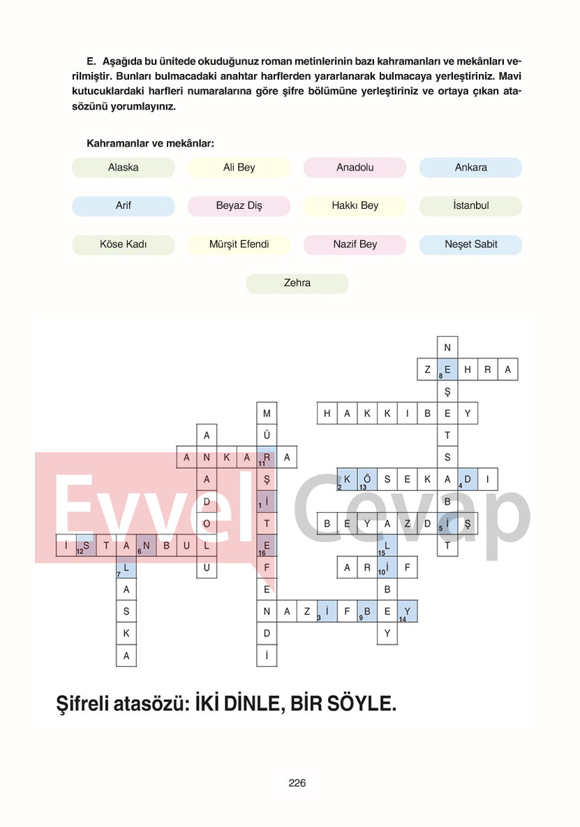 11-sinif-edebiyat-ders-kitabi-cevaplari-gizem-yayinlari-sayfa-226