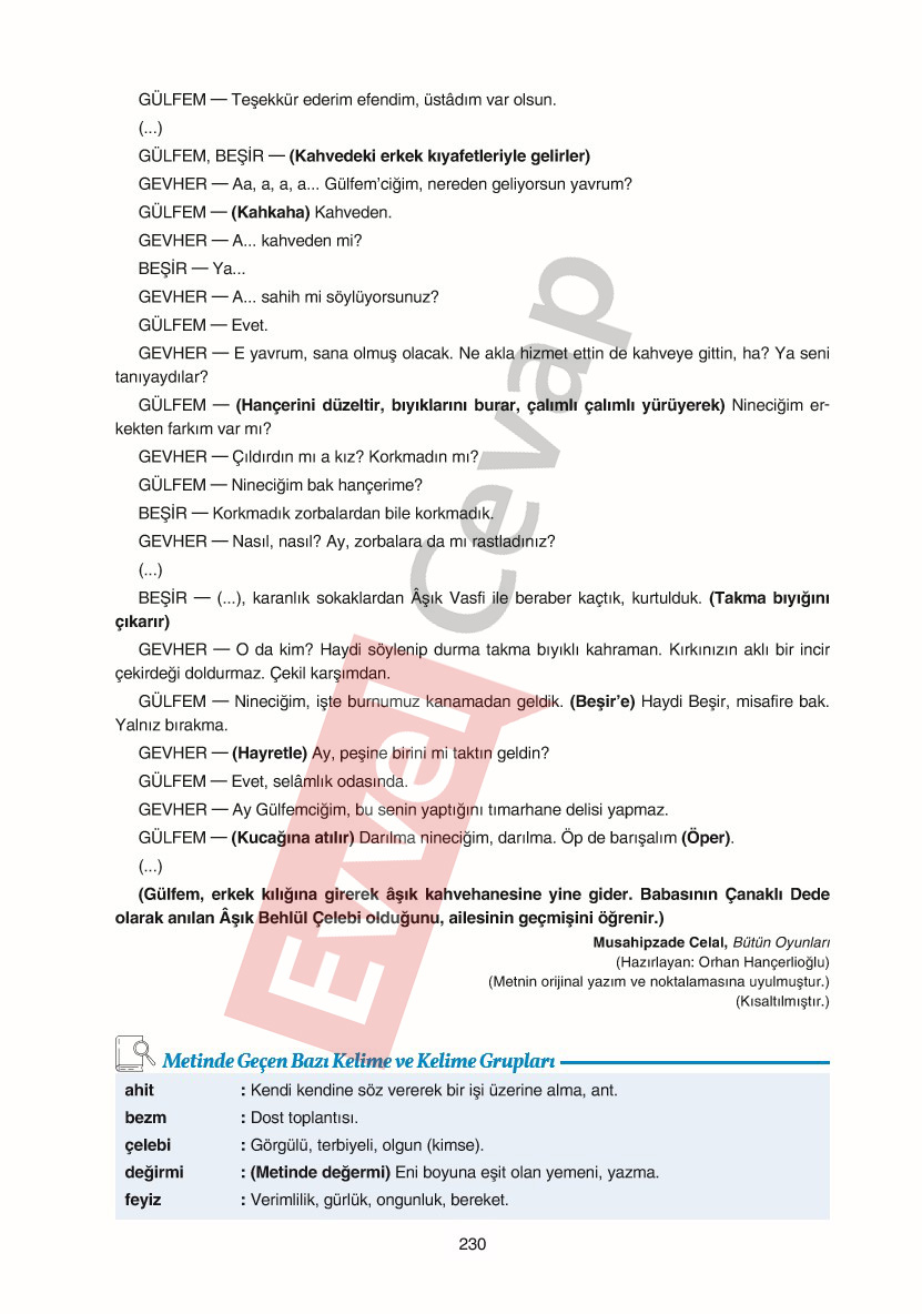 11-sinif-edebiyat-ders-kitabi-cevaplari-gizem-yayinlari-sayfa-230