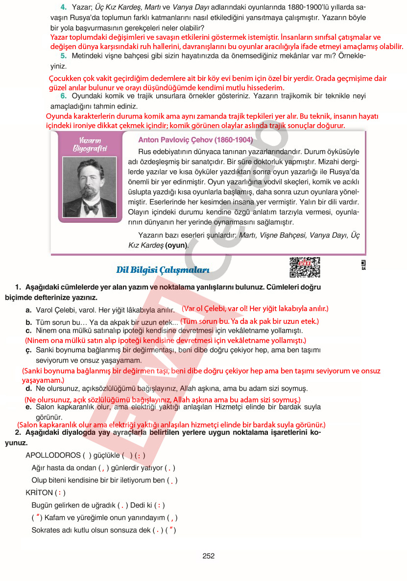 11-sinif-edebiyat-ders-kitabi-cevaplari-gizem-yayinlari-sayfa-252