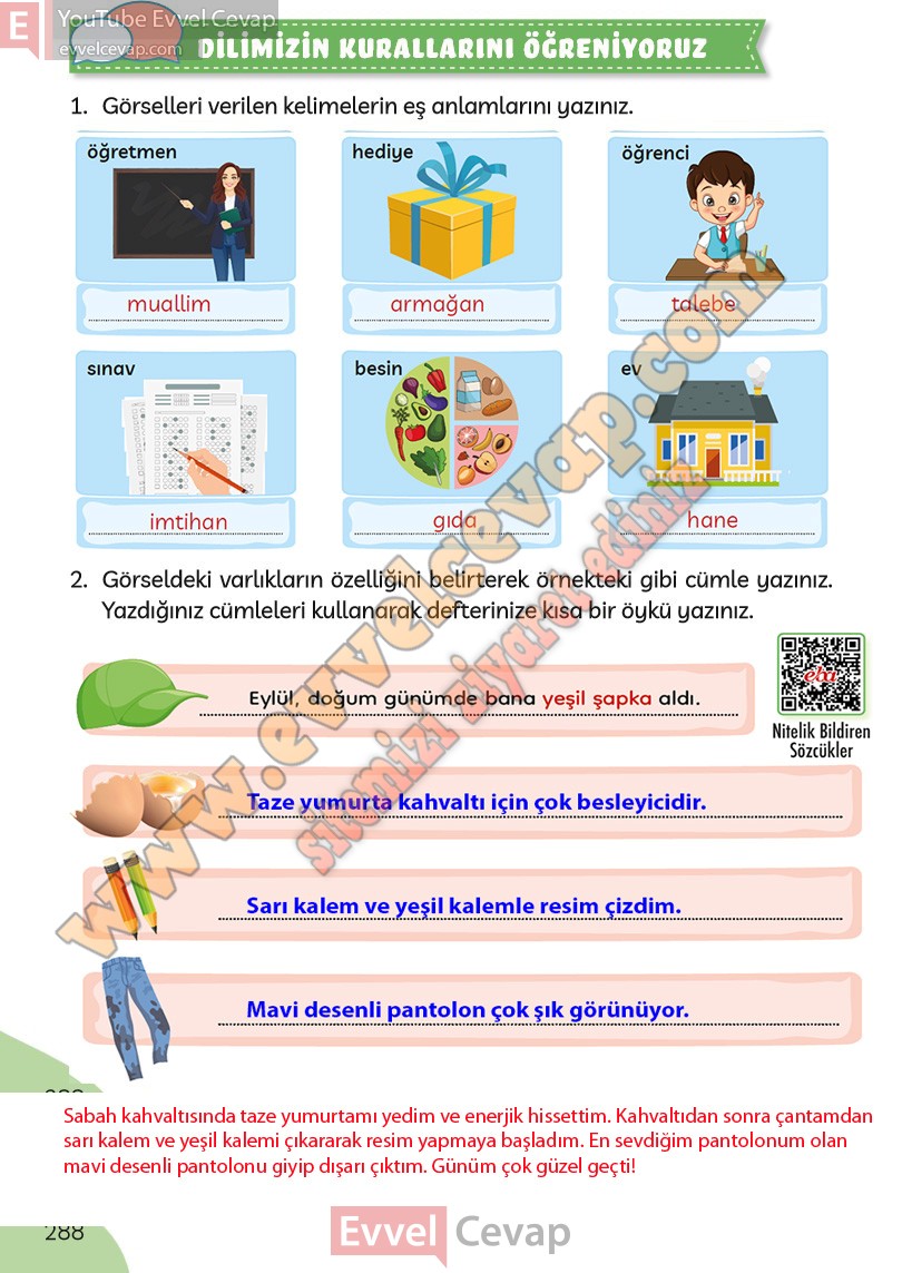 3-sinif-turkce-ders-kitabi-cevaplari-meb-yayinlari-sayfa-288