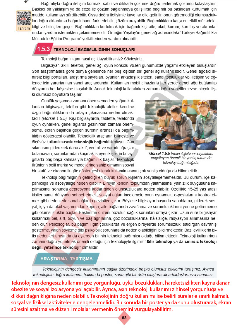 9-sinif-saglik-bilgisi-ve-trafik-kulturu-ders-kitabi-cevaplari-ferman-yayincilik-sayfa-98