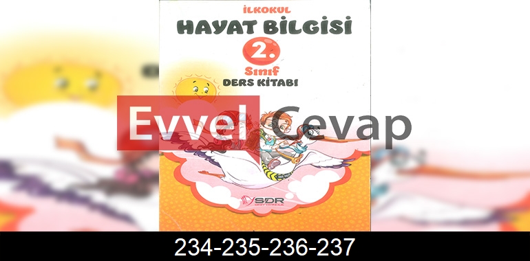 2. Sınıf Hayat Bilgisi SDR Dikey Yayıncılık Cevapları Sayfa 234-235-236-237