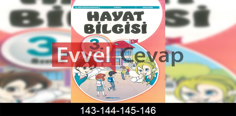 3. Sınıf Hayat Bilgisi Sdr İpekyolu Cevapları Sayfa 143-144-145-146 