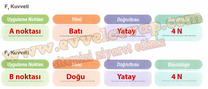 Duran oyuncak kamyona uygulanan kuvvetler ile ilgili aşağıdaki örneği inceleyelim.