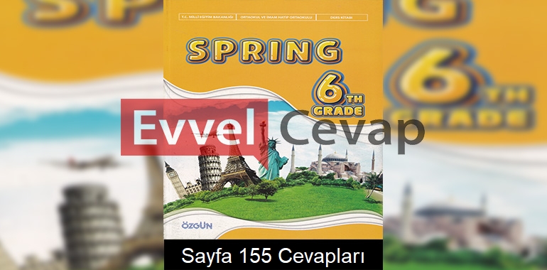 6. Sınıf İngilizce Ders Kitabı Cevapları Özgün Yayınları Sayfa 155 