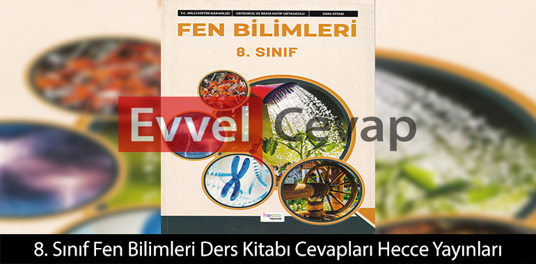 8. Sınıf Fen Bilimleri Ders Kitabı Cevapları Hecce Yayınları 