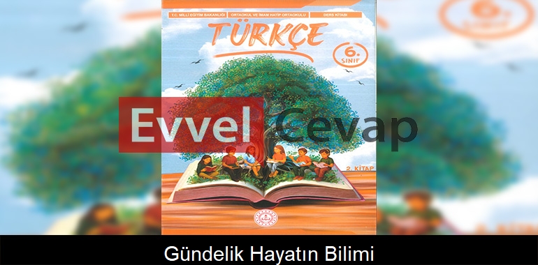 Gündelik Hayatın Bilimi Dinleme/İzleme Metni Etkinlik Cevapları (6. Sınıf Türkçe) 