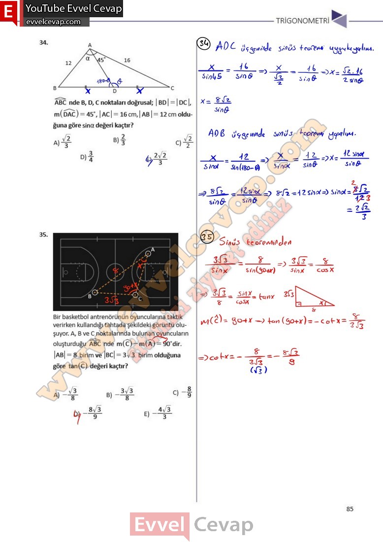 11-sinif-matematik-ders-kitabi-cevabi-sayfa-85