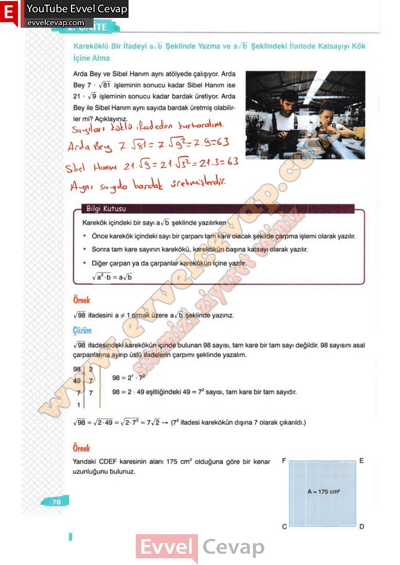 8-sinif-matematik-ders-kitabi-cevabi-sonuc-yayinlari-sayfa-70