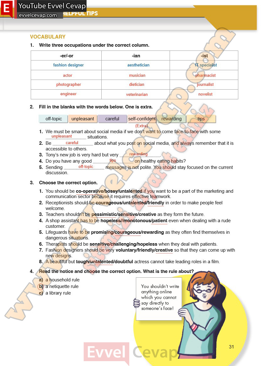 10-sinif-ingilizce-spice-up-calisma-kitabi-cevabi-sayfa-31